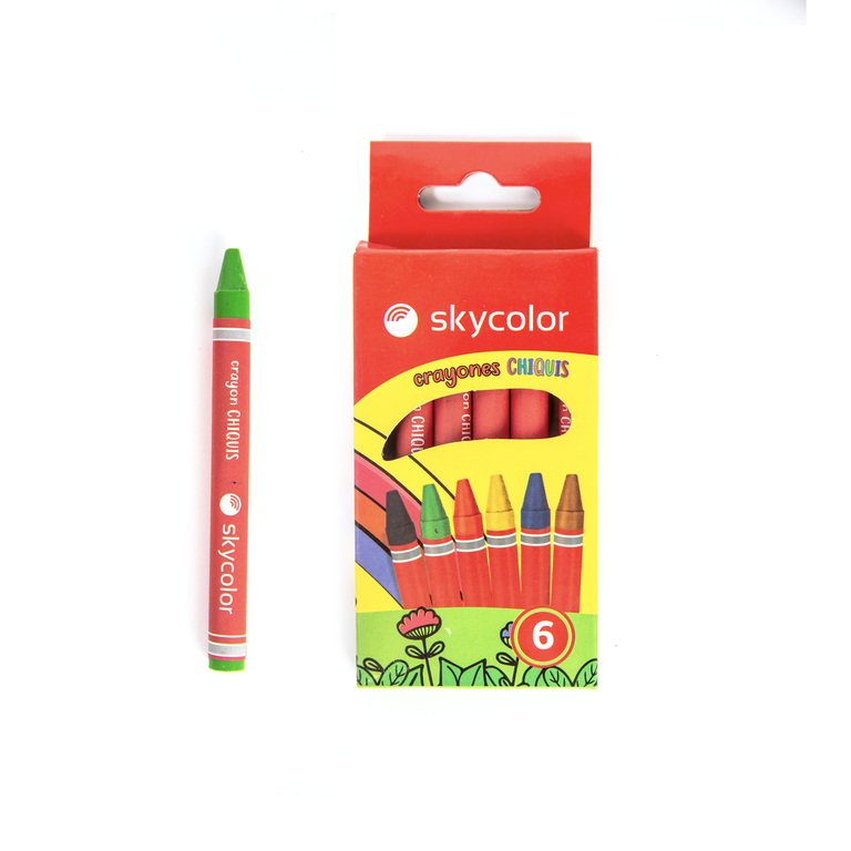 Crayones Chiquis x6 unidades 