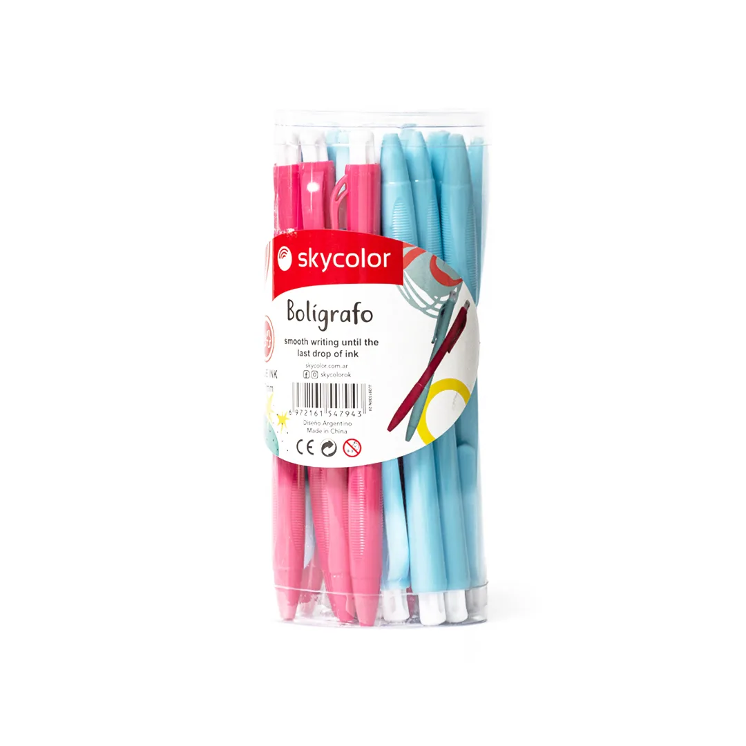 BOLIGRAFO SKYCOLOR RETRACTIC 1mm AZUL